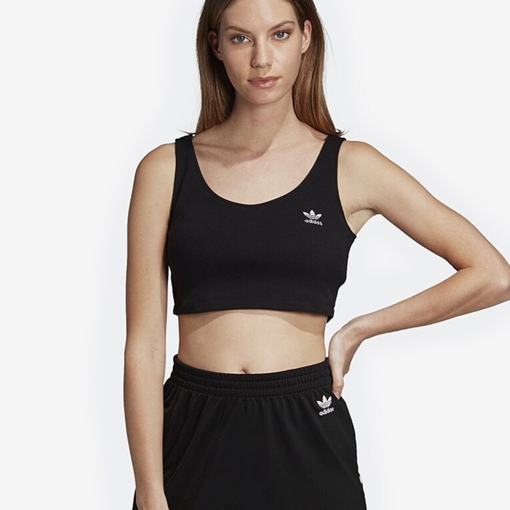 adidas Originals SC Cropped Tank - Black
